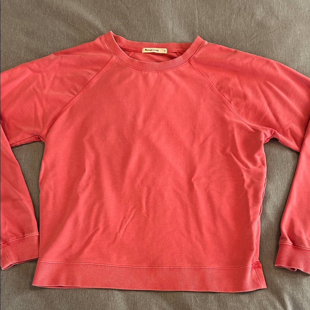 Marine Layer Coral Sweatshirt, small
